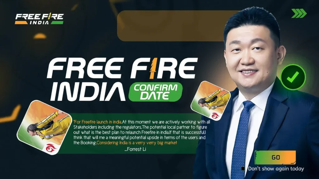 Free Fire India Launch Date